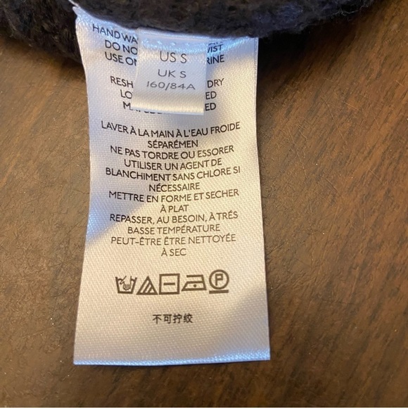 Urban Outfitters Cropped Charcoal Gray Chunky Cowl Neck Sweater – Size Small - Picture 12 of 12